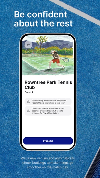 Tiebreak: Find available court Screenshot