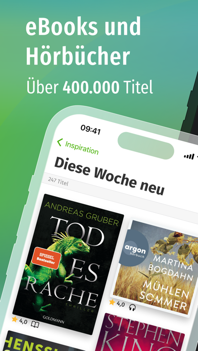 Screenshot #1 pour Skoobe: eBooks und Hörbücher