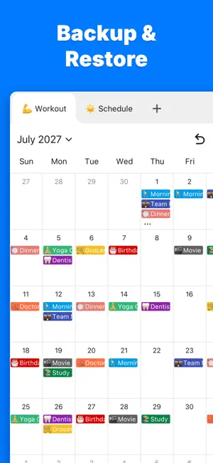 Plan Calendar -Make a Schedule screenshot 7