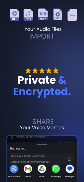 Voice Memo: Braindump Screenshot 6 of 6
