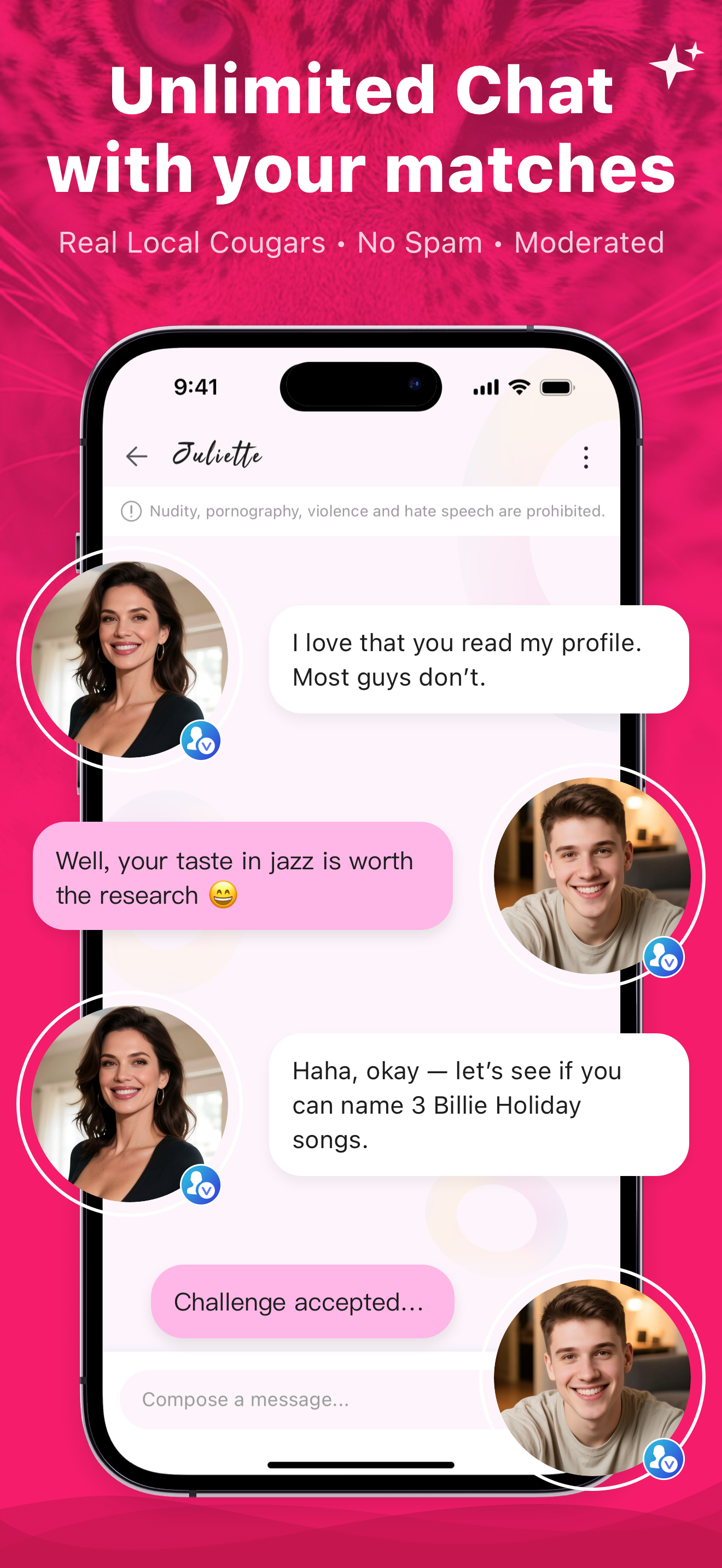 Whip: Cougar Dating, Live Chat screenshot 4