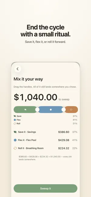 Fern: Cycle Budget Planner screenshot 4