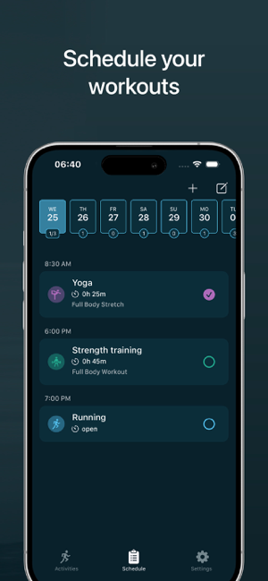 ‎Exercise Tracker Planner Habiz Screenshot