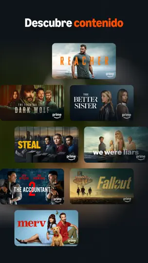 Captura de pantalla de Amazon Fire TV en iPhone 2