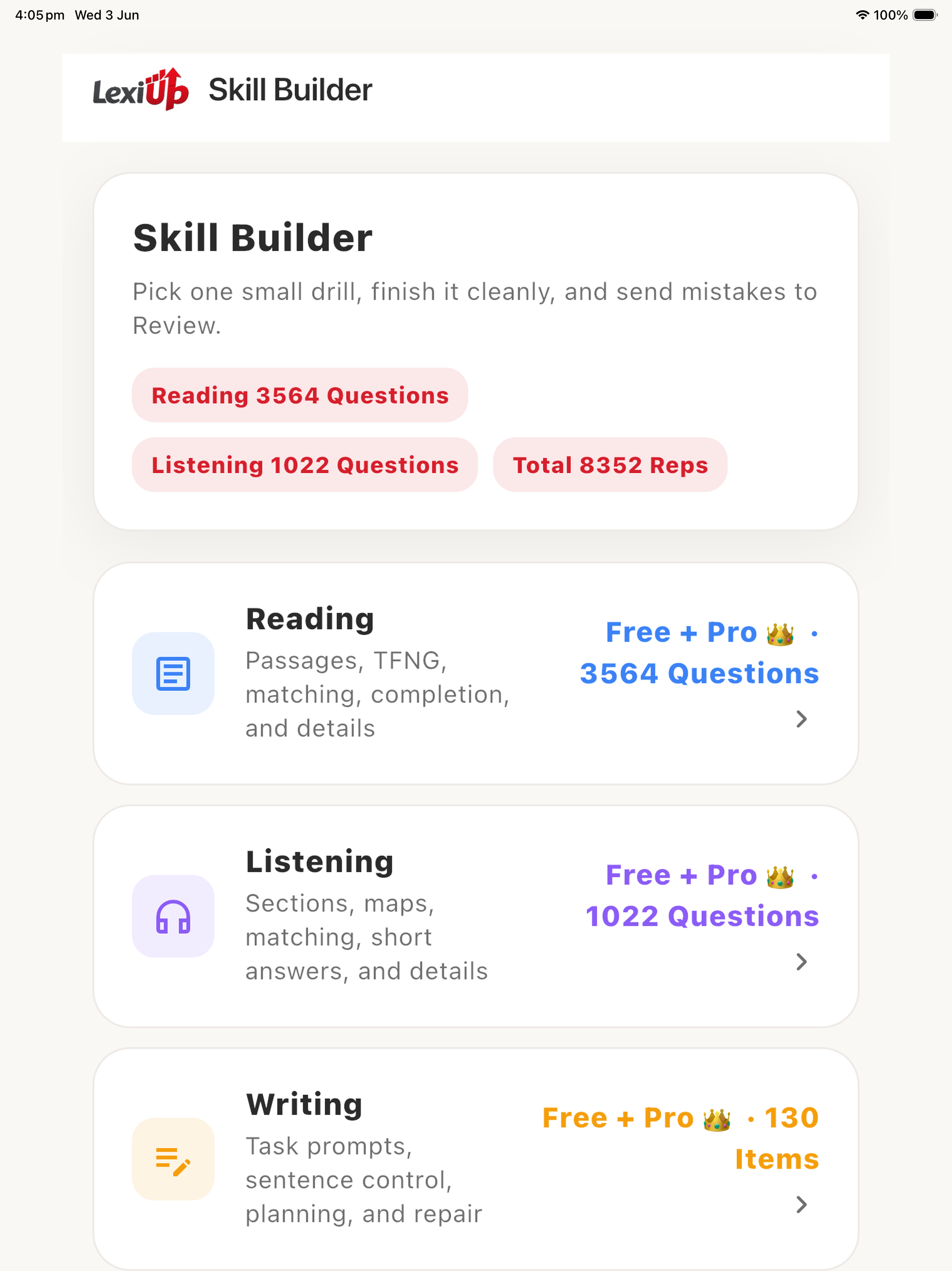 LexiUp IELTS: Daily Coach screenshot 7