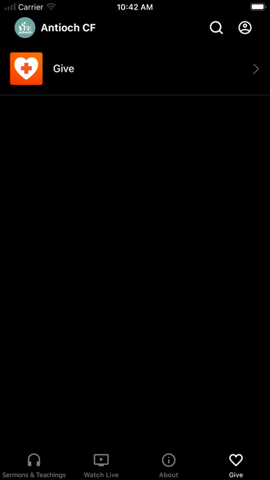 Antioch Christian Fellowship iPhone screenshot 4 - Lifestyle app