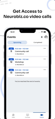 NeuroBiz iPhone screenshot