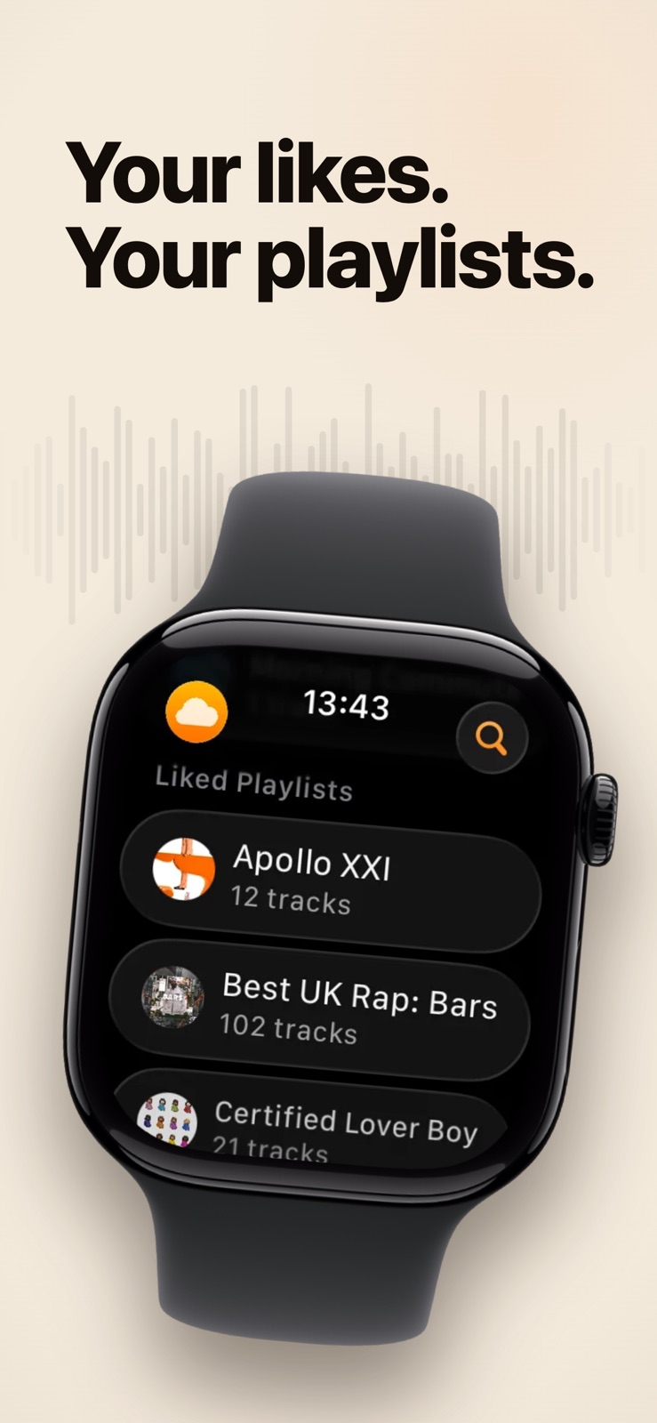 WatchCloud: SoundCloud Player iphone screenshot 3