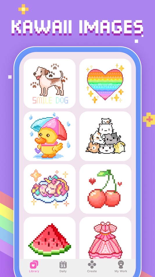 #5. Bit Color by Number: Pixel Art (iOS) 由: Oakever Games