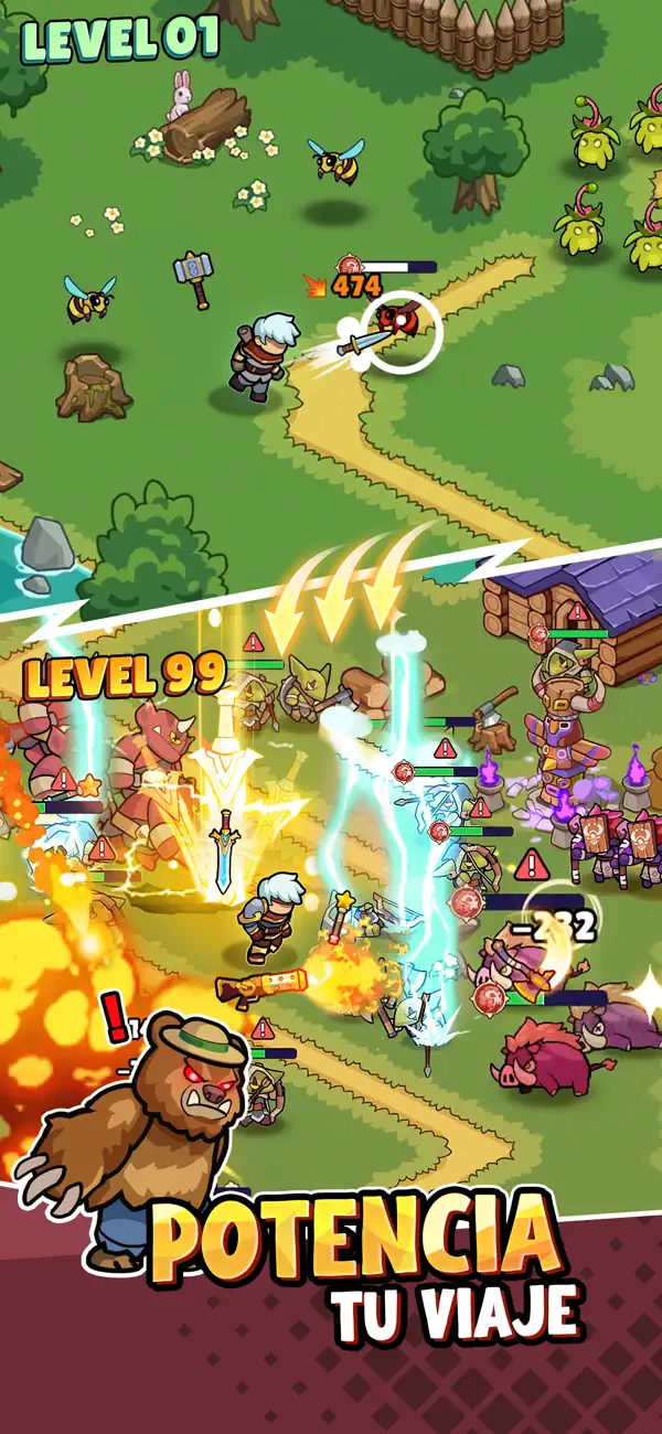 Backpack Legends Adventure RPG iOS Mod IPA screenshot 4 - iOS game interface
