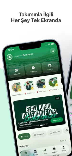 Bursaspor+ iPhone screenshot 1
