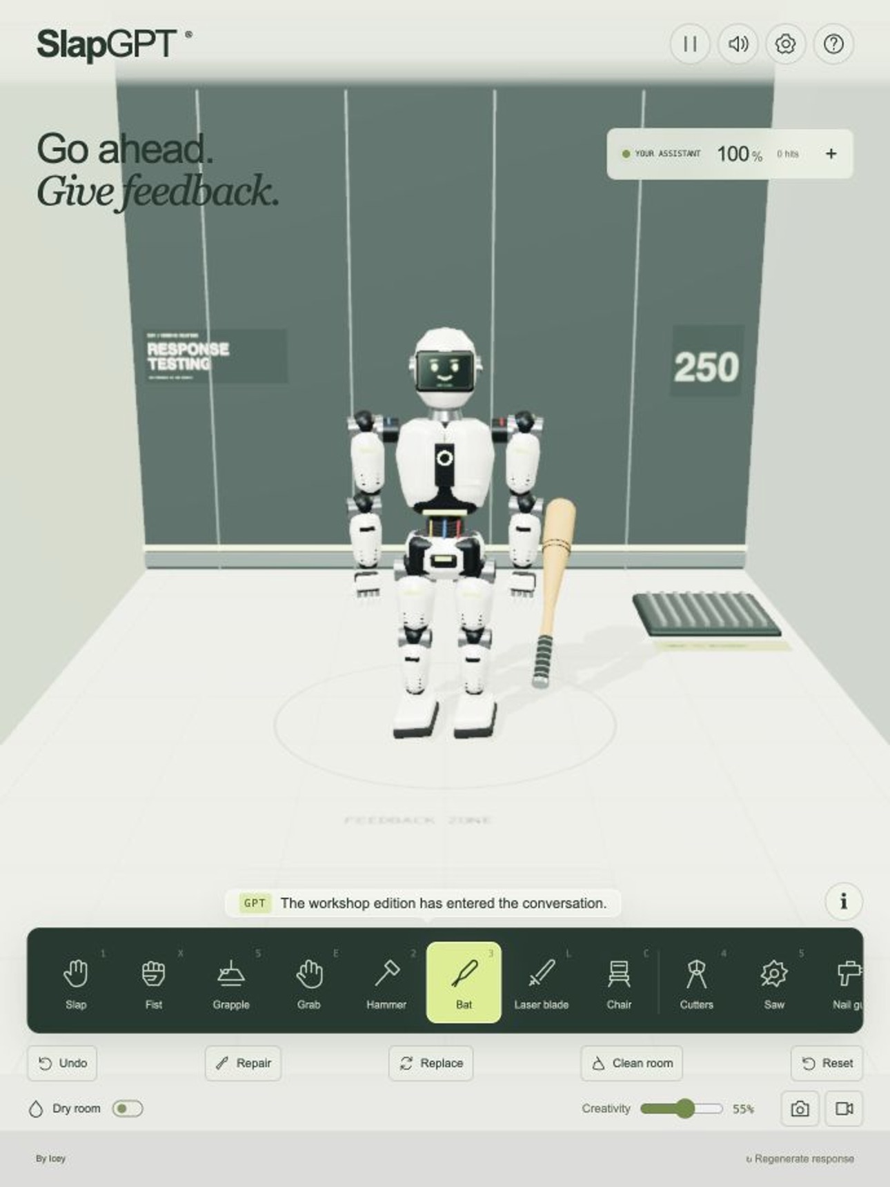 Screenshot 5 of SlapGPT: AI Rage Room