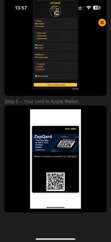 ZapQard App screenshot