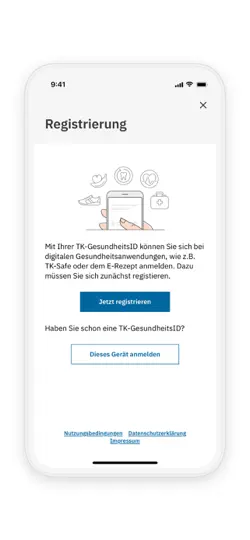 Screenshot von TK-Ident auf dem iPhone 1