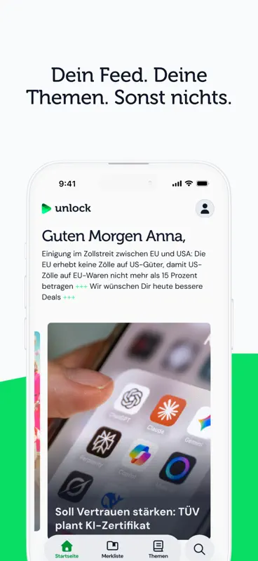 unlock: Nachrichten & News screenshot 8 of 10