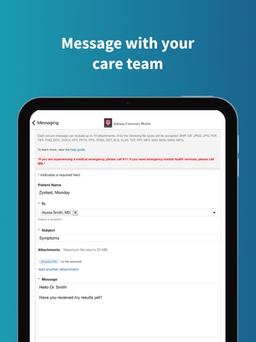 App screenshot