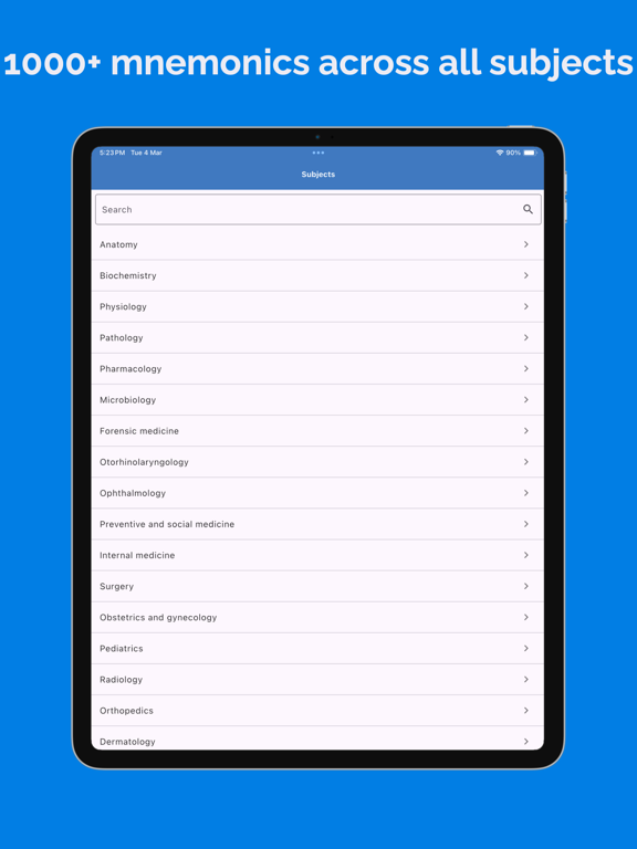 Screenshot #4 pour Mednomics: Medical mnemonics