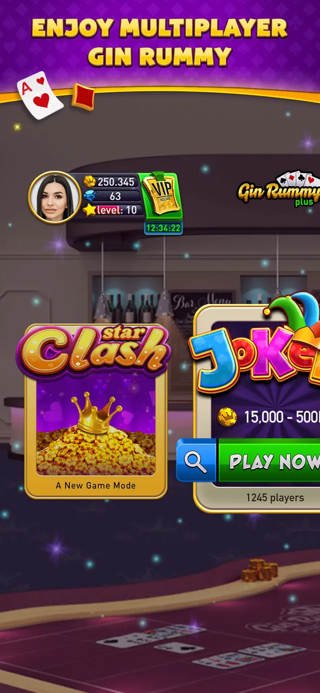 Gin Rummy Plus - Fun Card Game screenshot 1