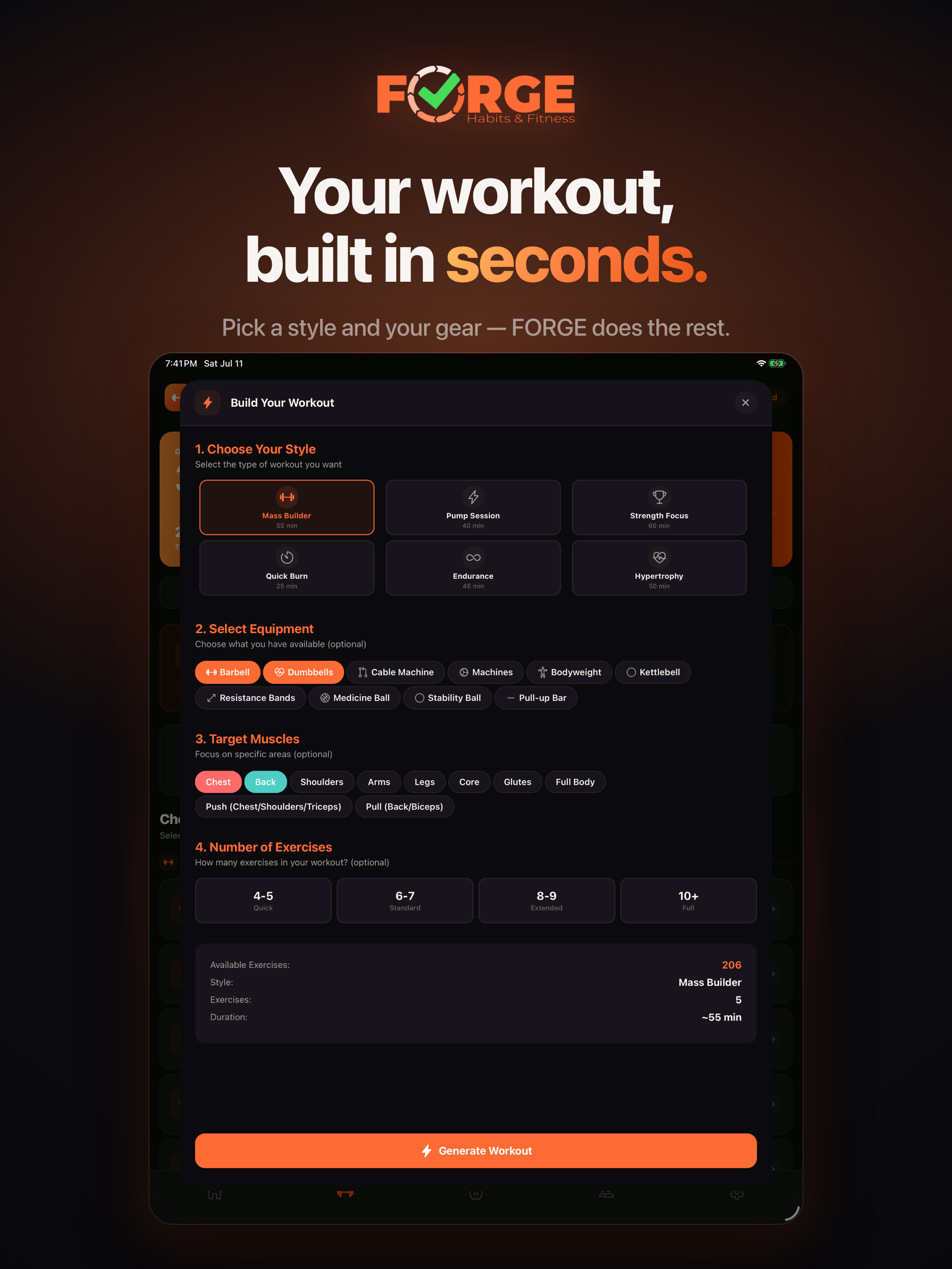 FORGE - Habits & Fitness screenshot 9