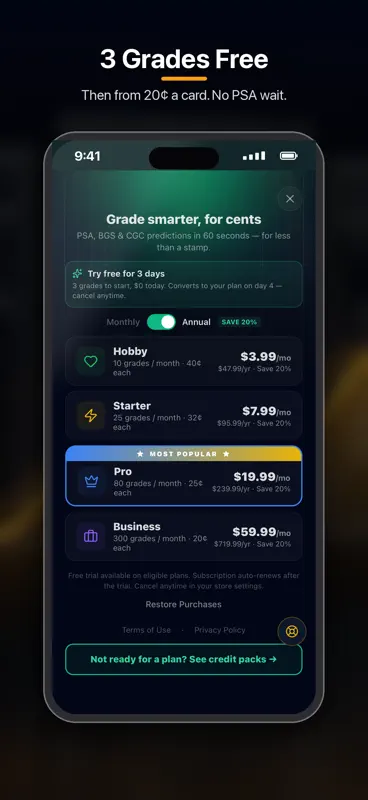 CardGrade.io: AI Card Grader screenshot 8 of 8