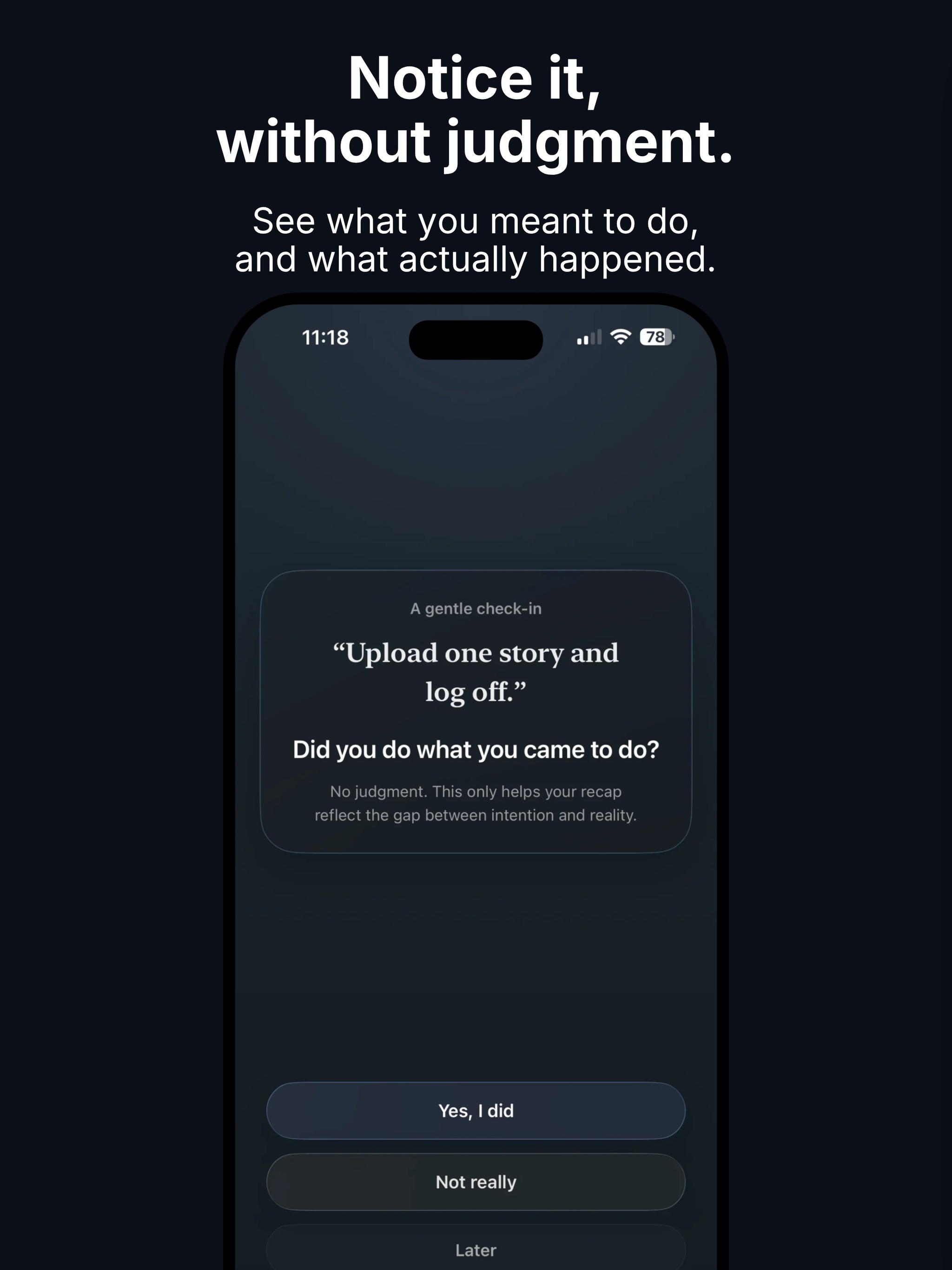 Hesitate: Pause & Scroll Less screenshot 10