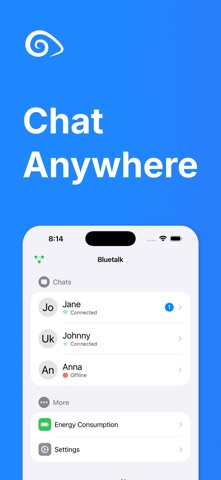 Bluetalk - Bluetooth Messenger Screenshot 1 of 5