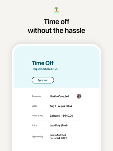 Atto: Time Tracking & Shifts iPad screenshot
