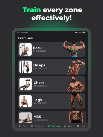 ProFit: Workout Planner iPad screenshot