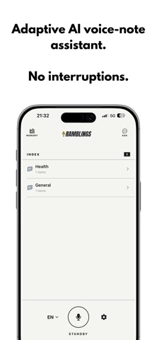 Ramblings: Adaptive AI Notes Screenshot 1 of 5