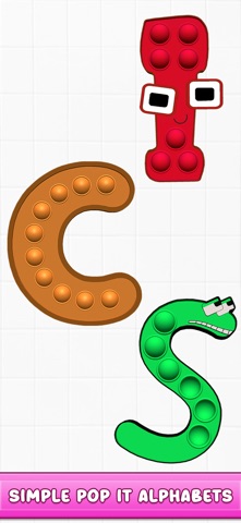 Pop It Alphabets Lore 3D Giant iPhone screenshot