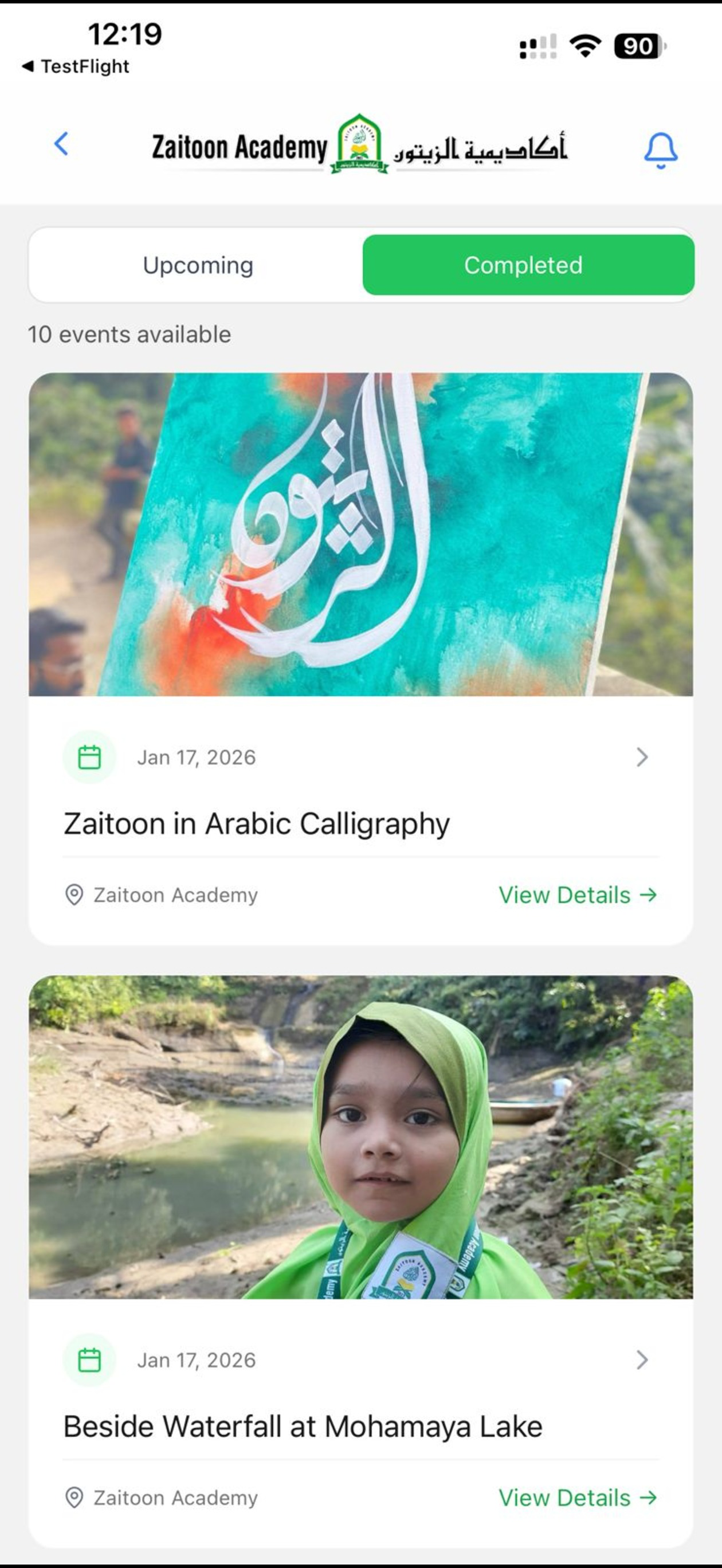 Zaitoon Academy Student Panel