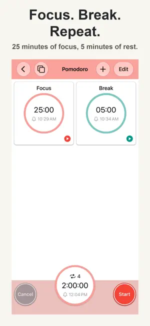 Timers - Repeat Interval Timer screenshot 2