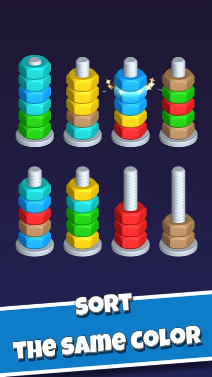 Nut Sort-Color Puzzle Games