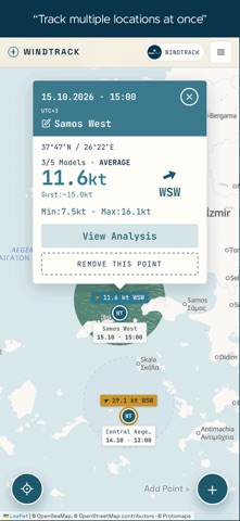 Windtrack: Wind Forecast iPhone screenshot 5
