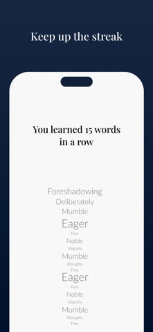Wocab - Expand your vocabulary iPhone screenshot