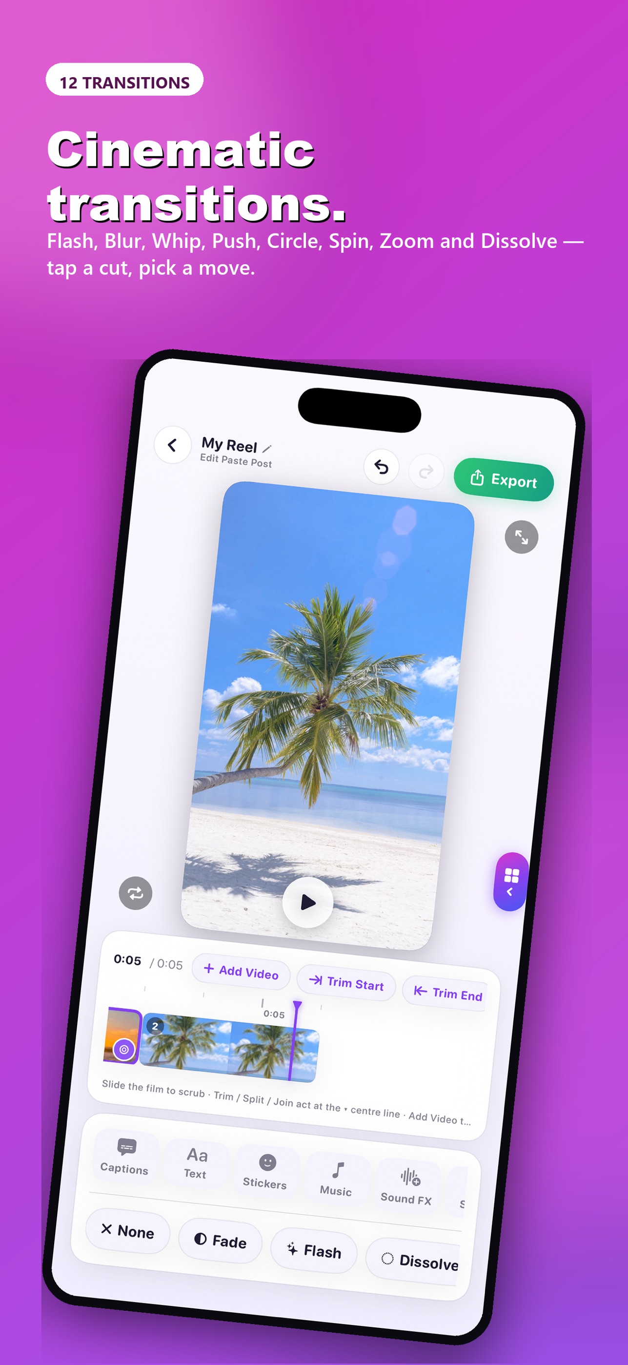 Screenshot 5 of Video Editor: Edit Paste Post