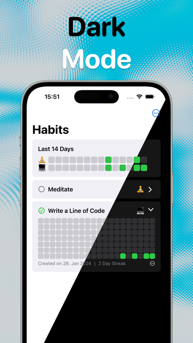 Habits Streaks Tracking Screenshot
