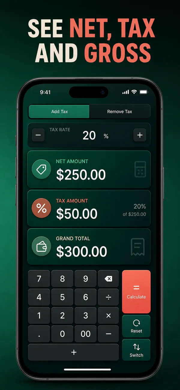 Screenshot #3 pour Calculateur TVA: HT TTC