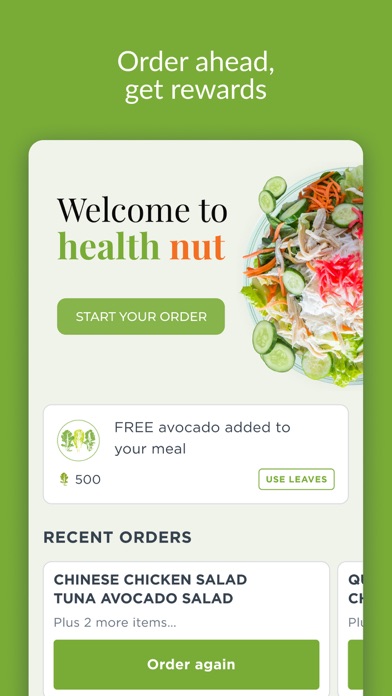 Health Nut LA Official iPhone screenshot 1 - Food & Drink app