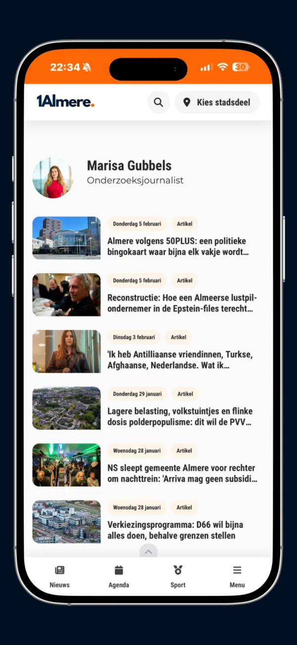 Screenshot #3 pour 1Almere - Lokaal Nieuws