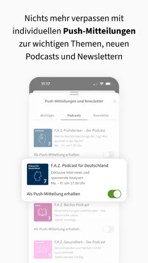 Screenshot von F.A.Z. - Nachrichten auf dem iPhone 3