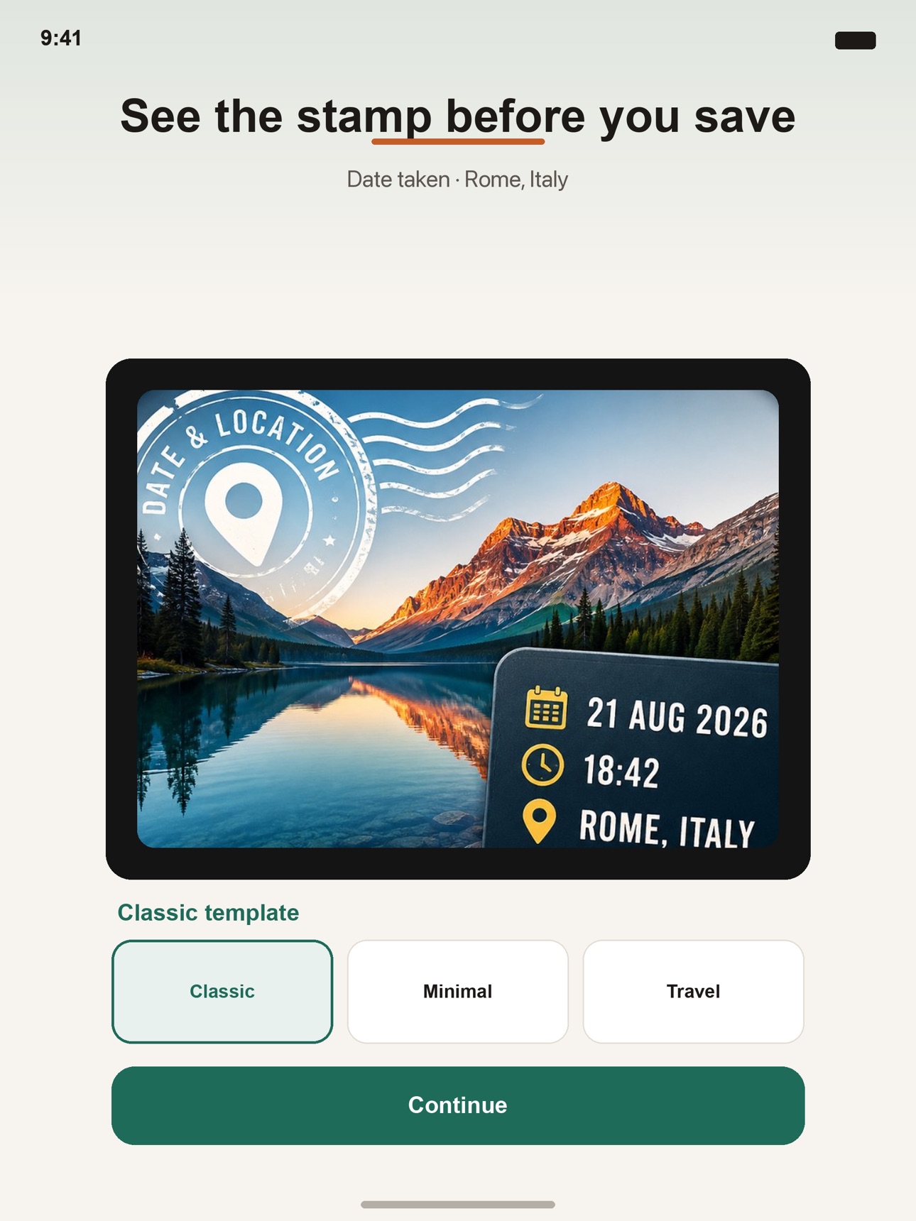 Screenshot 7 of Photo Stamp: Date & Location