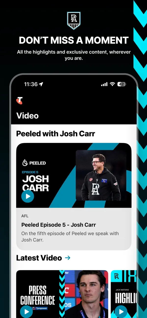 Screenshot #2 pour Port Adelaide Official App