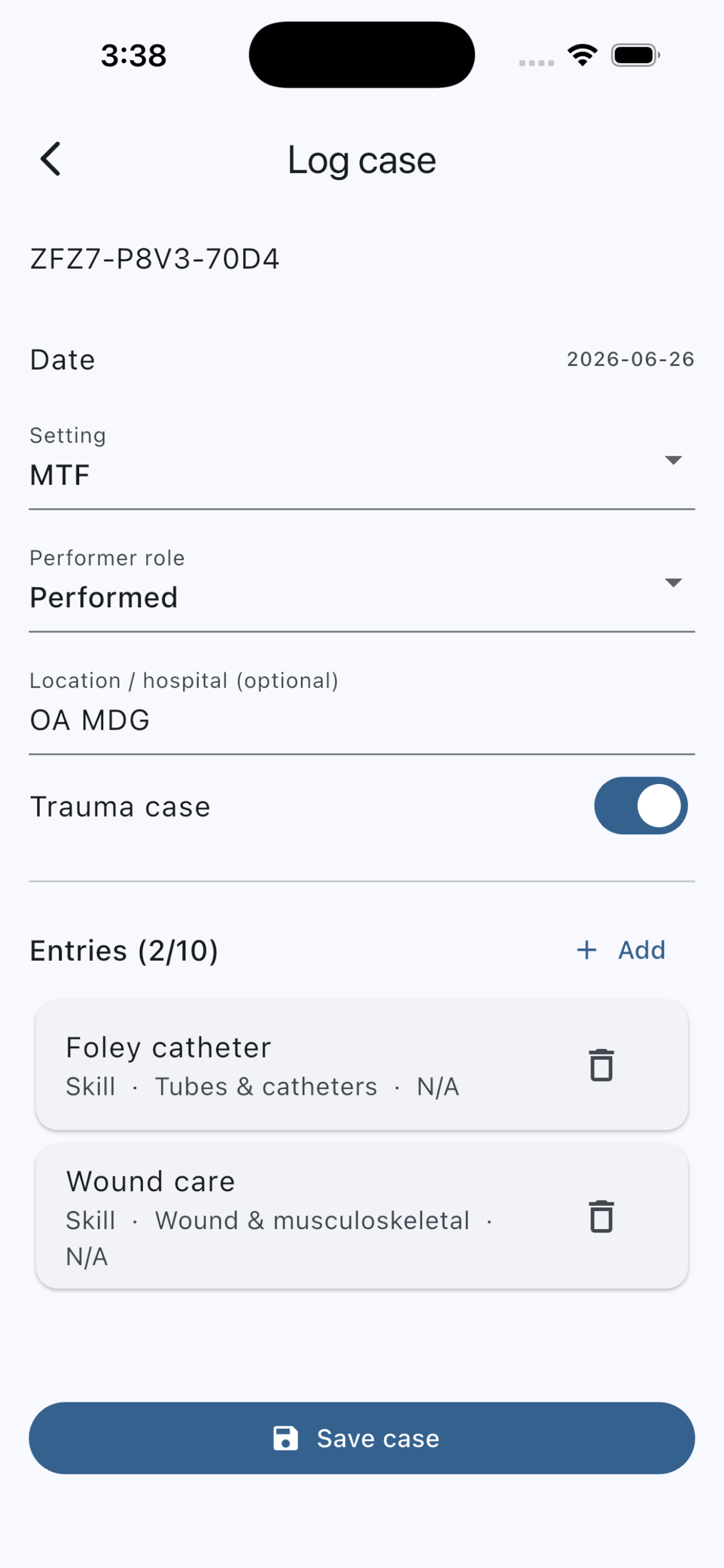 Case Log by OA screenshot 6