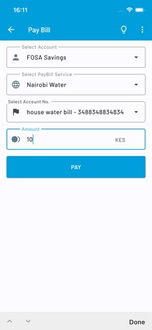 MWITO SACCO iPhone screenshot