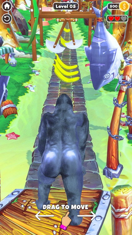 Gourilla Run - Monster Rush 3d screenshot-3