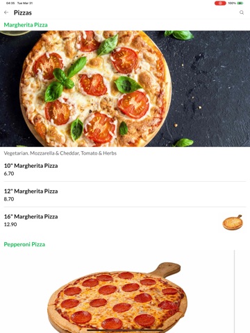 Penketh Pizza & Kebab House iPad screenshot