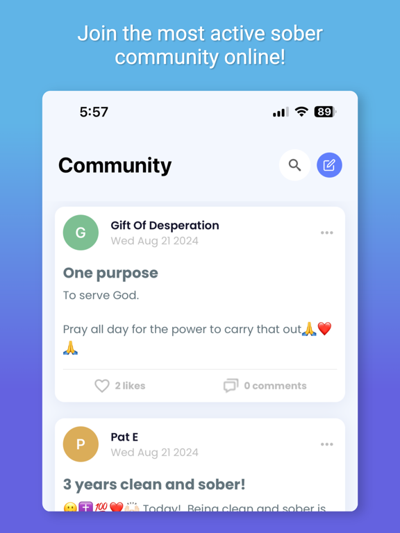 Sober Me: Tools for Recovery iPad screenshot 6 - Lifestyle app