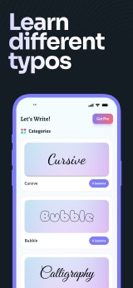 Cursive Handwriting Practice · screenshot