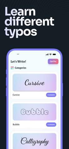 Cursive Handwriting Practice · screenshot
